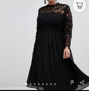 NWT Chi Chi London Curve Lace Dress US Size 20